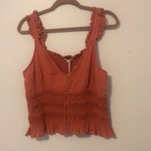 Anthropologie Ruffle summer top